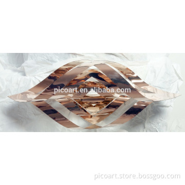 customized metal wall art new prodcuts for home and hotel decorative
